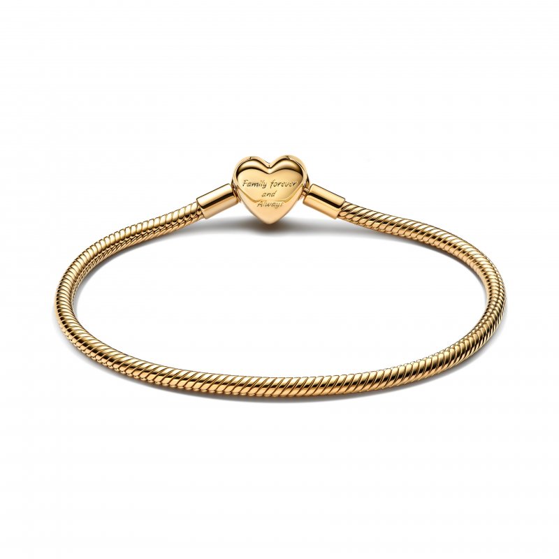 Bracciale Moments con Chiusura Cuore Infinito Pietre Luminose