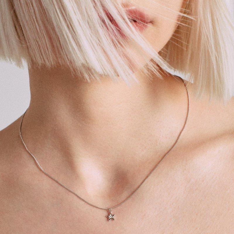 Rosato - Collana Stella - Argento 925‰ - Zirconi