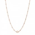 Rosato - Collana Catena - Argento - Oro Rosa