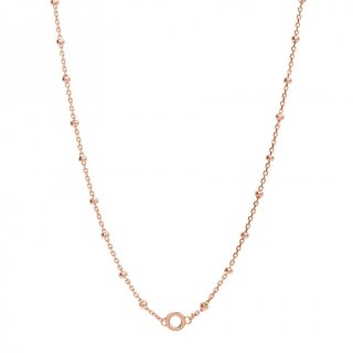 Rosato - Collana Catena - Argento - Oro Rosa