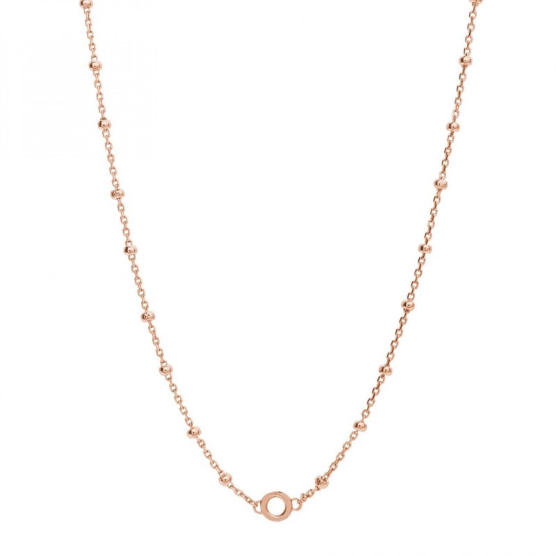 Rosato - Collana Catena - Argento - Oro Rosa