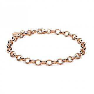 Rosato - Bracciale Catena - Argento - Oro Rosa