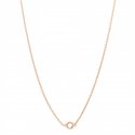 Rosato - Collana Catena Forzatina - Argento - Oro Rosa