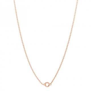 Rosato - Collana Catena Forzatina - Argento - Oro Rosa