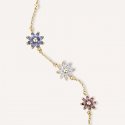 Rosato - Bracciale Morbido - Argento - Zirconi