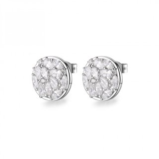 Rosato - Orecchini Lobo - Argento 925‰ - Zirconi