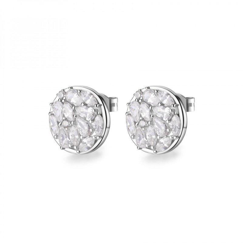 Rosato - Orecchini Lobo - Argento 925‰ - Zirconi