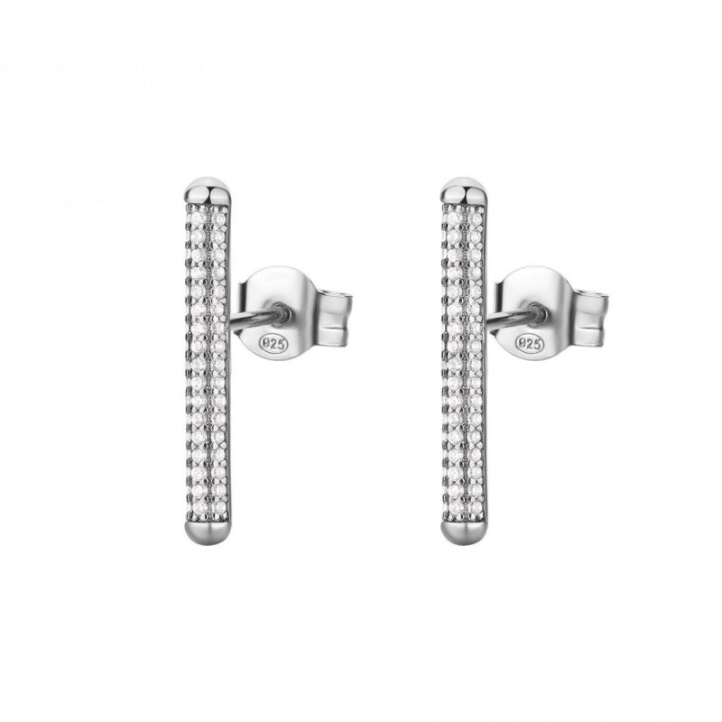 Rosato - Orecchini Lobo - Argento 925‰ - Zirconi