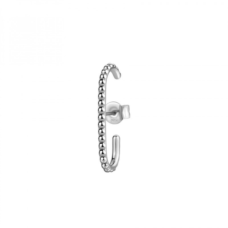 Rosato - Orecchino Lobo - Argento 925‰ - Bianca