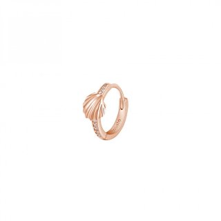 Rosato - Mono Orecchino Cerchietto - Conchiglia - Zirconi