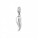 Rosato - Charm Cornetto - Argento 925‰ - Portafortuna