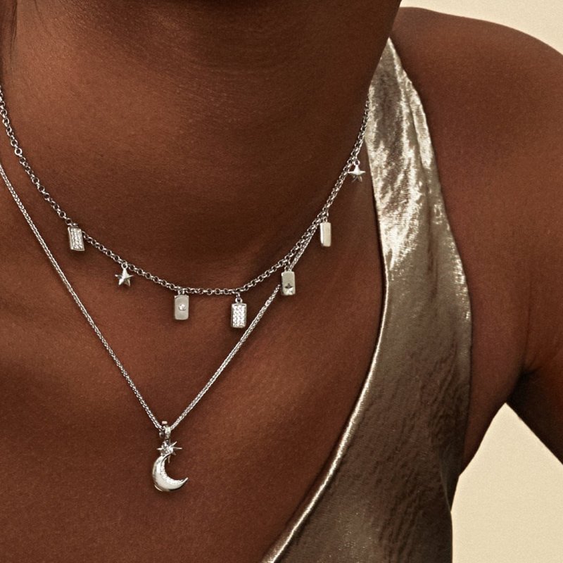 Rosato - Charm Luna - Argento 925‰ - Zirconi