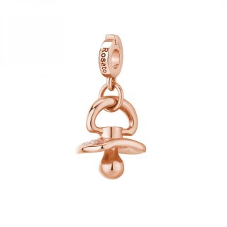 Rosato - Charm Ciuccio - Argento - Oro Rosa