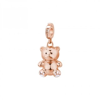 Rosato - Charm Orsacchiotto - Argento - Oro Rosa