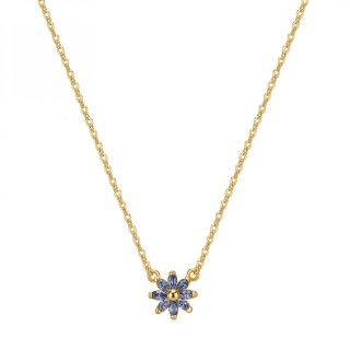 Rosato - Collana Corta - Argento - Zirconi Blu