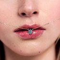 Rosato - Collana Corta - Argento - Zirconi Blu