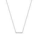 Rosato - Collana Corta - Argento 925‰ - Zirconi