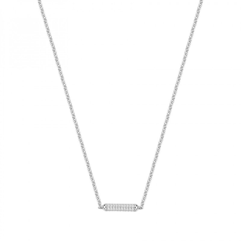 Rosato - Collana Corta - Argento 925‰ - Zirconi