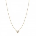 Rosato - Collana Corta - Argento - Placcatura Oro Giallo