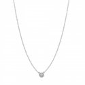 Rosato - Collana Corta - Argento - Zirconi