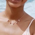 Rosato - Collana Corta - Argento - Zirconi