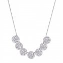 Rosato - Collana Corta - Argento 925‰ - Zirconi
