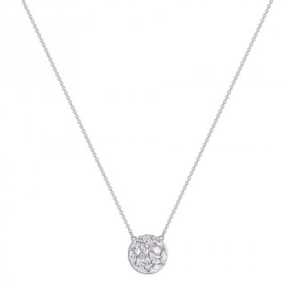 Rosato - Collana Corta - Argento 925‰ - Zirconi