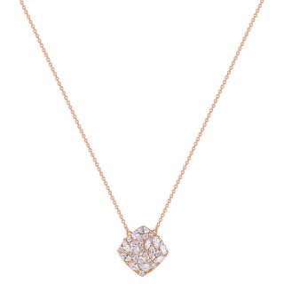 Rosato - Collana Corta - Argento - Placcatura Oro Rosa