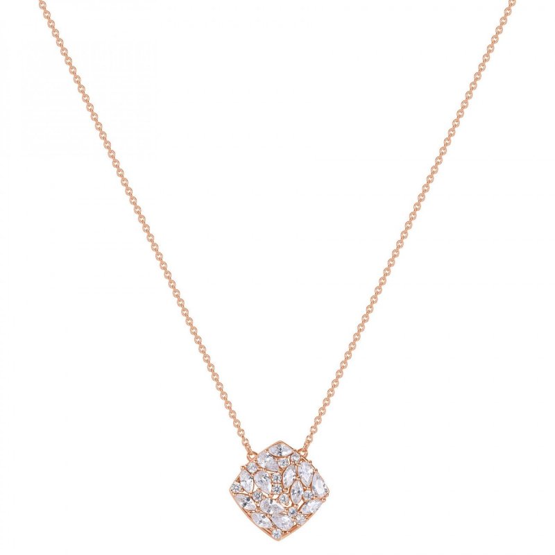 Rosato - Collana Corta - Argento - Placcatura Oro Rosa