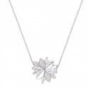 Rosato - Collana Fiore - Argento 925‰ - Zirconi