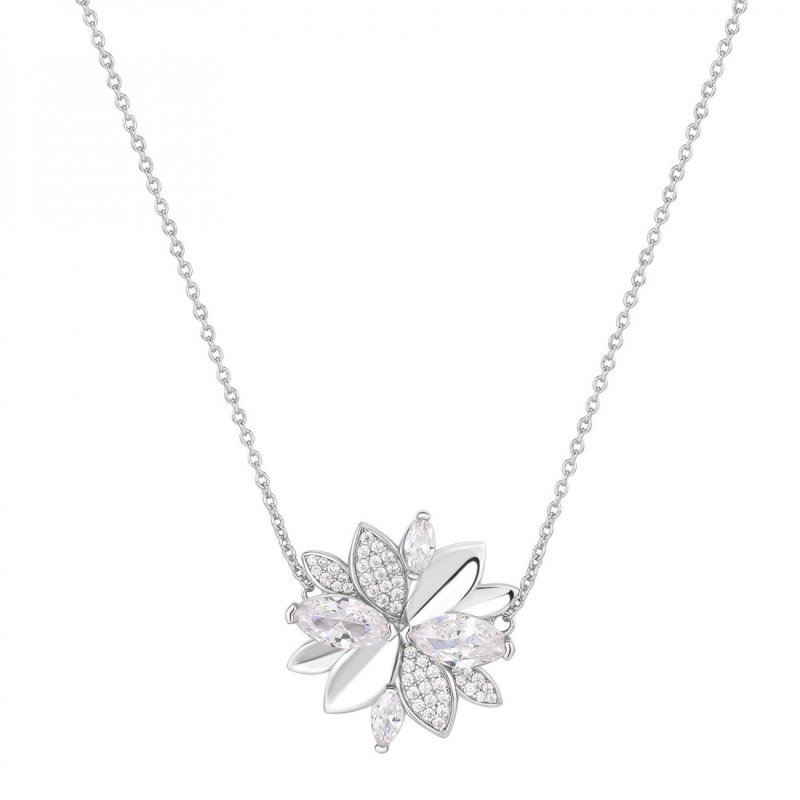 Rosato - Collana Fiore - Argento 925‰ - Zirconi