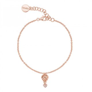 Rosato - Bracciale Morbido - Argento - Zirconi
