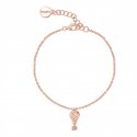Rosato - Bracciale Morbido - Argento - Zirconi
