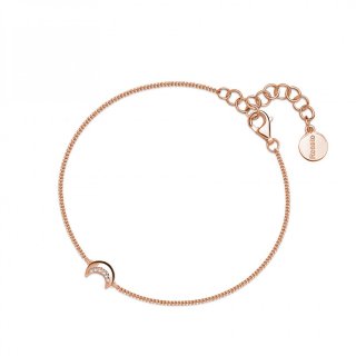 Rosato - Bracciale Luna - Argento - Placcatura Oro Rosa