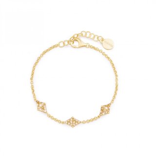 Rosato - Bracciale Morbido - Argento - Zirconi