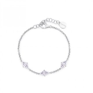 Rosato - Bracciale Morbido - Argento - Zirconi