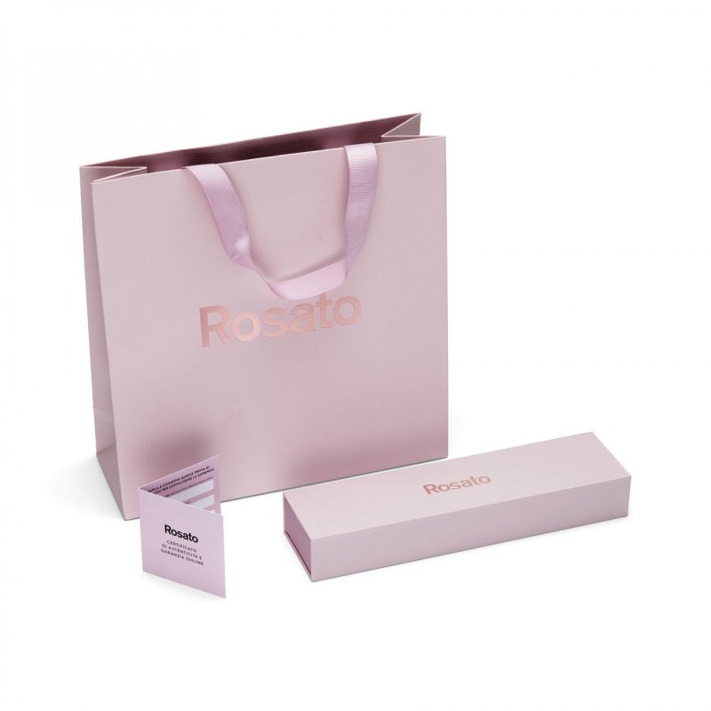 Rosato - Bracciale Morbido - Argento 925‰ - Zirconi