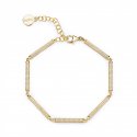 Rosato - Bracciale Morbido - Argento - Zirconi