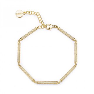 Rosato - Bracciale Morbido - Argento - Zirconi