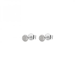 Rosato - Orecchini Lobo - Argento 925‰ - Zirconi