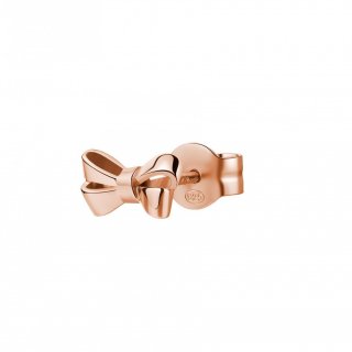 Rosato - Mono Orecchino Lobo - Fiocco - Argento