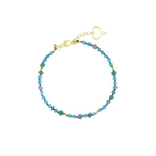 Maman Et Sophie - Bracciale Nodi Apatite - Argento 925