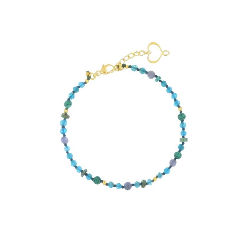 Maman Et Sophie - Bracciale Nodi Apatite - Argento 925