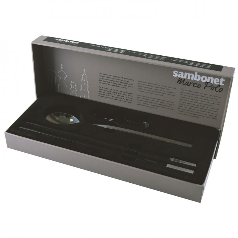 Sambonet - Set Bacchette Marco Polo - Acciaio Inox