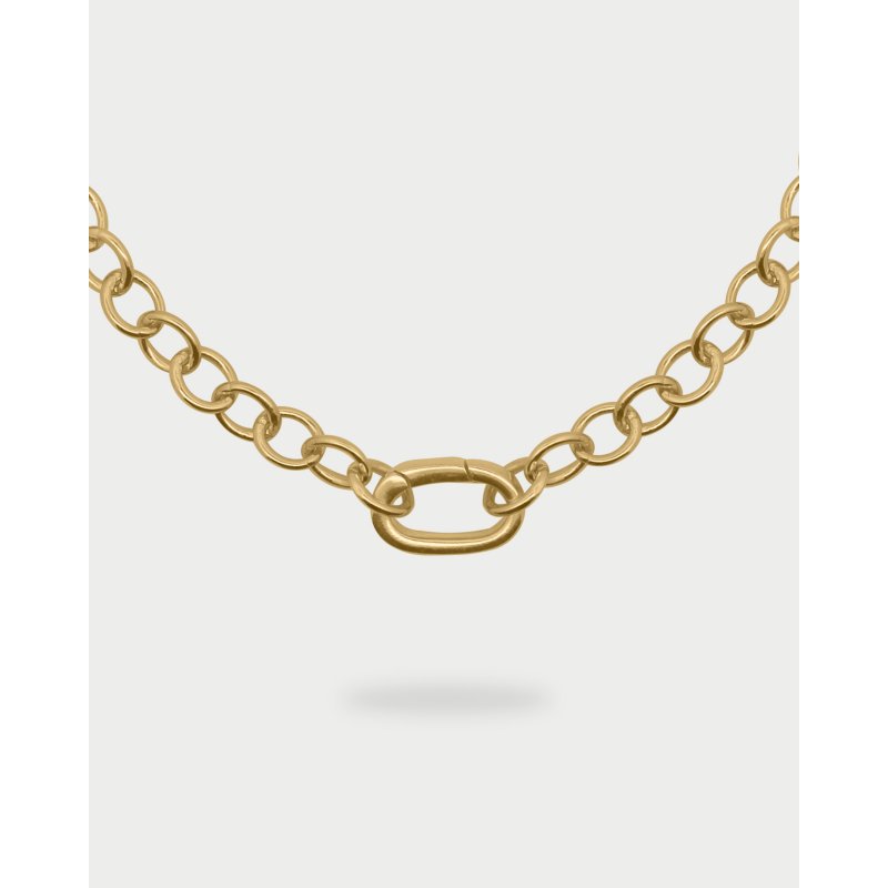 Girocollo Rolò Chain Base Ovale