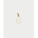 Charm Goccia Giada White