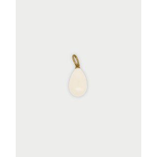 Charm Goccia Giada White