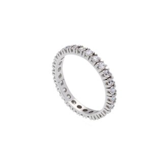 Songa Antonio - Anello Eternity - Oro Bianco - 18 Ct