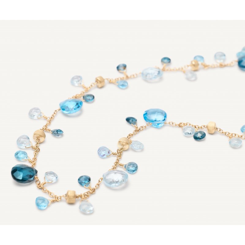 Marco Bicego - Collana A Un Filo - Topazi Blu
