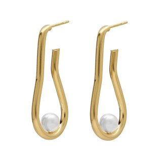 Victoria Cruz - Orecchini Perla - Argento - Milano
